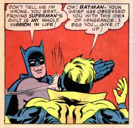 Ow! Batman!