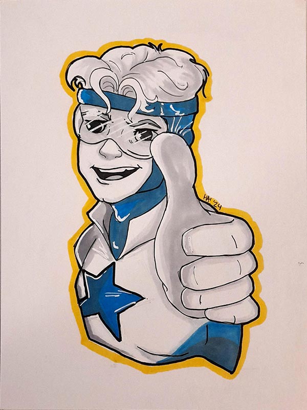 Booster Gold by Heather Antos for Cort Carpenter