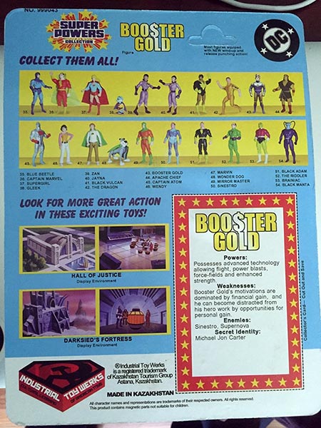 Booster Gold Super Powers Collection by Industrial Toy Werks
