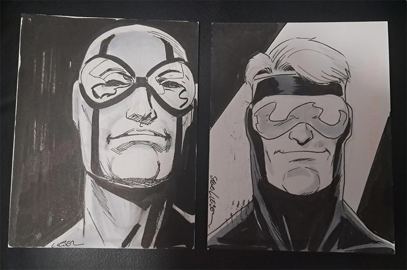 Blue Beetle and Booster Gold by Steve Lieber via Reddit (Saboscrivner)
